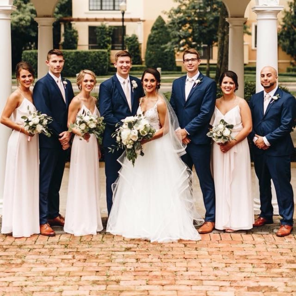 pale pink/blush dress